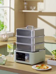 Electric Steamer For Food Food Steamer Cooker Electric Food Steamers Household Multi-Layer Food Grade Material