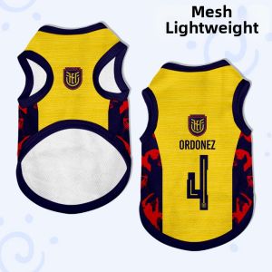 HanWei | Ecuador 2026 World Cup Supporter Shedding Prevention Pet Vest