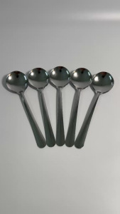 Muỗng Soup Tròn Inox 003 Tài Phát Chuyên Dùng Cho Quán CơmNhà Hàng Gia Đình - Dài 17.5cm Tiện Dụng