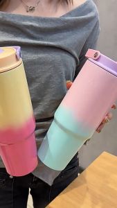 ฝาแก้วไทโซ แบบหูหิ้ว 2 หัวดื่ม ใช้ได้กับแก้วยี่ห้อ ไทโซ /สตาร์บัค /VACUUM