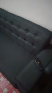 Sofa Kain / Sofa Kulit High Quality Fabric Sofa 1 Seater 2 Seater 3 Seater / PVC Sofa