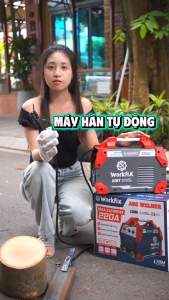 Máy Hàn Que Điện Tử Workfix WF-MMA220IGBT Có Đánh Lửa Hồ Quang Điện Lực Đẩy Gió Đá Chống Dính BBH