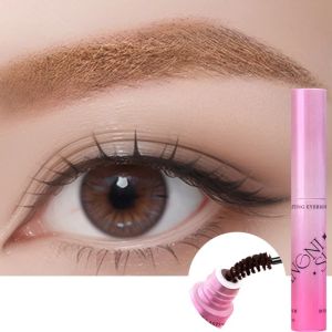 Long Lasting Eyebrow Dyeing Cream Natural Velvet Mist Eyebrow Enhancer Dye Gel Tint Quick Dry 4color Brow Makeup Cosmetic Novice