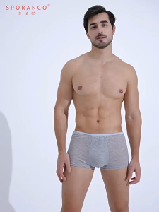 [24 hours shipping] Mens Disposable Boxer Briefs (5pcs/1pc) 100% Breathable and Sweat-Absorbent Fabric [EO+ Sterilized]