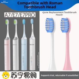 Universal Electric Toothbrush Heads Compatible with ROAMAN A7/E7/E7pro SC01 Replacement Heads for Oral Care Adult Strength