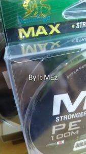 สายเอ็นตกปลา สายพีอี สายพีอีเบนมินโก PE Benmingo MAX X12 ราคาถูก เมตร 100 กม ความยาว 90 เมตร เป็นที่นิยมใช้ ในการเสดสายแท้ ราคาถูก