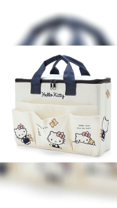 Japan Style Kuromi Melody Cinnamoroll Canvas Handbag Multi Purpose Portable Mommy Tote Shoulder Bag