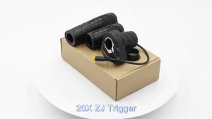 20X Half Throttle for Electric Bicycle Left Right Sleeve Rotary Handle Waterproof Connector Electric Scooter Accelerator