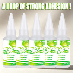 502 Super Glue Instant Strong Adhesive Fast Drying Clear Glue For Plastic Metal Wood Ceramic Glass Rubber Universal Repair Glue
