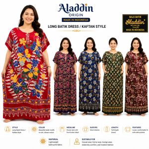 Aladdin (L/PD) Women Batik Long Dress