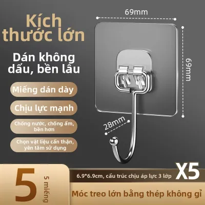 youqin | G móc trong suốt tự dán không cần khoan chịu lực nặng