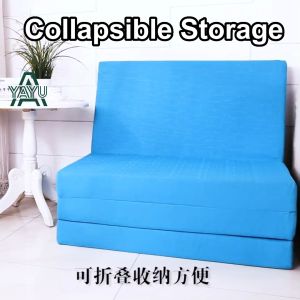 Foldable Mattress Foldable Bed Single Mattress And Queen Thickened Sponge / 4 Fold / 8cm Thick Floor Tatami Mattress Sleeping Mat