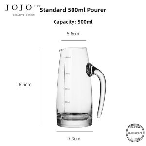 Thickened Small Crystal Glass Liquor Server JOJOS L. PD.Carve for Home Use White Wine Whiskey Dividing Pouring Decanter