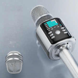 Wireless Integrated Mic Speaker H9 Home KTV Karaoke Sound Card Outdoor Singing Bluetooth 5.3 Double Speaker Noise Reduction