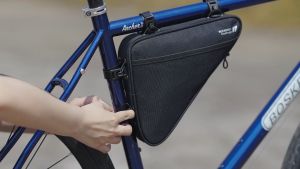 ROCKBROS MTB Gọng tam giác Túi 1.5 L công suất lớn Túi xe đạp trên đường với phản chiếu Logo Phụ Kiện Xe Đạp