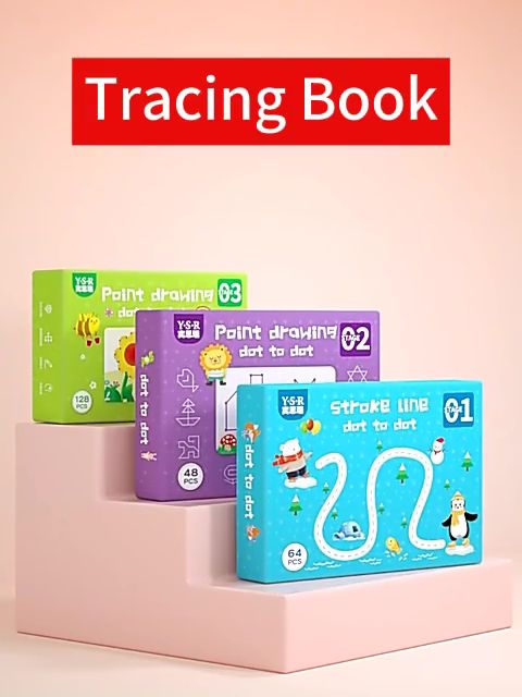 Baby Tracing Workbook For Kids Training Coloring Book Erasable Writing ...