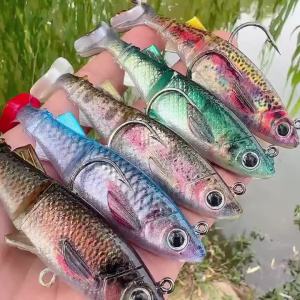 Proberos 5 Mồi Câu Mềm Bộ Mồi Câu Cá Thực Tế Cho Nước Mặn & Nước Ngọt Mồi Câu Cá Nước Ngọt Mặn Quà Tặng Cho Người Câu Cá