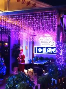 Đèn thả rèm mành 6m 8m 12m 16m mét LED Trang Trí Ngoài Trời Trang Trí Sự Kiện Nhà Cửa Sảnh Quán Cafe