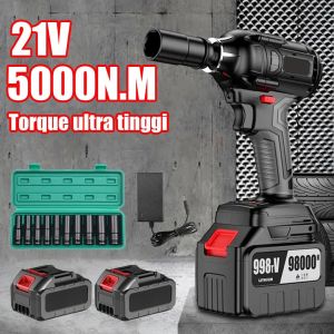 Creatorally Electric Wrench 21VF Dapat Diisi ulang 2In1 Brushless Electric Wrench 3200NM Cordless Electric Screwdriver Drill Plug EU