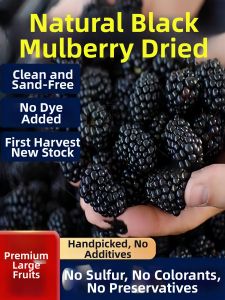 Special Natural Wild Sugar-Free Additive-Free Ready-To-Eat Dried Mulberries