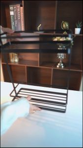 ชั้นวางของในห้องน้ํา ชั้นเหล็ก 2 ชั้น (MH_077) ชั้นวางในครัว ชั้นวางในห้องน้ํา เหล็กแข็งแรง ไม่ขึ้นสนิม จัดระเบียบบ้าน