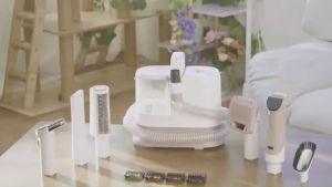 PUPCA  Pet Vacuum Cleaner Multifunctional Beauty Pet Device Hair Suction Comb Pet Dog Dog Hair Groomer Electric Pusher【Two-year warranty】