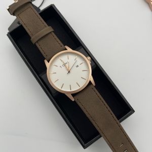 นาฬิกาข้อมือผู้ชาย โทมิ แบรนด์แท้ กันน้ำ 100% บอกวันที่ ฟรีกล่อง 42 มม. ขนาดหน้าปัด: 42 มม