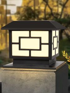 โคมไฟหัวเสาโซล่าเซลล์ 200W 300W 400W 500W กันน้ำ LED 2 in1 ปรับได้ 2 แสง แสงสีวอร์มไวท์ แสงสีขาว โคมไฟหัวเสา ไฟโซล่าเซลล์