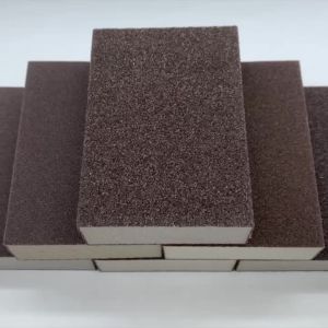 10PCS 100 * 70mm Manual Sanding Sponge Blocks Reusable Wet Dry Sanding Sponges 60/80/100/180/240/320 Grits for Wood Furniture