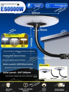 LANSHI | Solar UFO Light LED Human Induction Garden Lamp