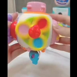 Baby Busy Cube Activity & Fidget Toy | Montessori Fine Motor & Sensory Learning for Toddlers