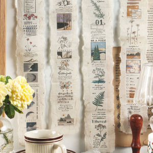 Botanical Simple Retro Planner Tape