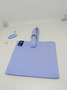 ถุงผ้าใส่เงินใส่เหรียญมีซับในและกระดุมแป๊กหิ้วได้