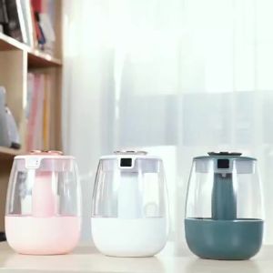 Air Humidifiers 1.3L Large Humidifier with Night Light Doble-Nozzle Air Humidifier for Home Bedroom Mist Maker Large Humidifier