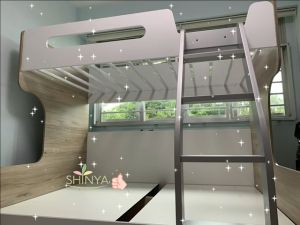 Kids Bedframe/ Loft Bed set/ Bunk Bed Double Decker Mother Bed [Pre-order]