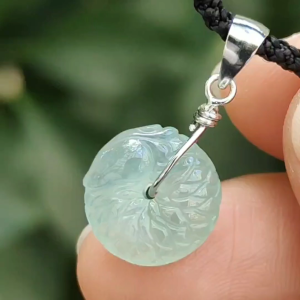 🌳 Dragons Egg Jade Coin - Woods Vitality Metals Precision (Sku: s925p7)
