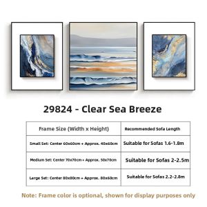 YASISHA | Abstract Art Wall Decor Set 3 Panels