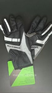 Sarung Tangan Sepeda Rockbros S173 Glove Full Finger Pelindung Tangan Sepedah Motor Trail Cross Gowes Mtb Kaos Tangan Sport Anti Slip Outdoor