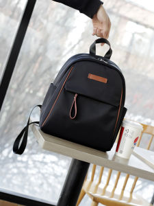 Womens Oxford Cloth Backpack Large Capacity Travel Commuting Bag Double Shoulder Bag Lightweight Stylish Commuter Style