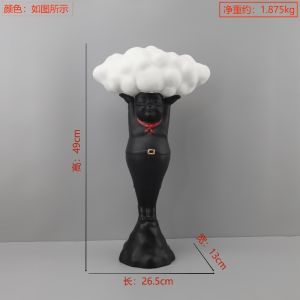 Nordic Creative Abstract Resin Sculpture Living Room Bedroom Entrance TV Cabinet Home Decorations Figures Artistic Ornaments