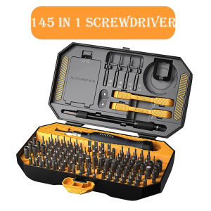 145 in 1 Precision Screwdriver Set Professional Electronics Repair Hand Tool kit with 132 Bits Magnetic Driver Kit Magnetic Bits