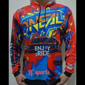JERSEY MOTOCROSS BAJU TRAIL FULL PRINTING LENGAN PANJANG KUPLUK/TOPI