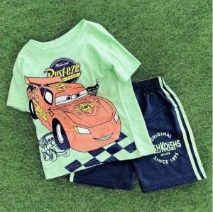 11-42kg Bộ tay ngắn quần đùi bé trai - thun coton xuất chất vải đẹp In Hoạt Hình Hot Trend -1011