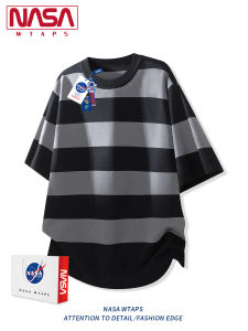 NASA WTAPS | Mens Loose Summer Striped T-Shirt