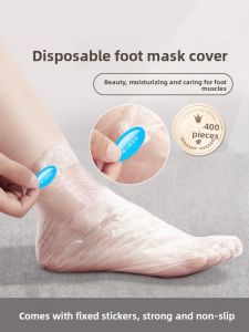 MONLEYTA | Disposable Foot Mask Cover Gloves Plastic Bag Foot Protection Against Cracking Freshness Preservation Hand Foot Cover Set