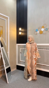 HARIFA Premium Abaya Wanita Rayon Super Tebal Adem Dress Busui Panjang Syari Muslimah Gamis Maxi