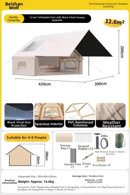 BEIANLANG | Auto Inflate Waterproof Thick Portable Camping Tent