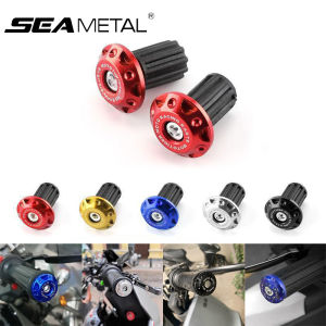 SEAMETAL Motorcycle Handle Bar End Balancer CNC Aluminum Alloy Universal for Handle Grip Plugs Motorcycle 1 Pair