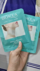 Mặt Nạ Cổ BIOAQUA – Combo 5 Miếng – Rau Má Hàn Quốc Dưỡng Ẩm Giảm Nhăn Nâng Cơ Làm Sáng Da Cổ