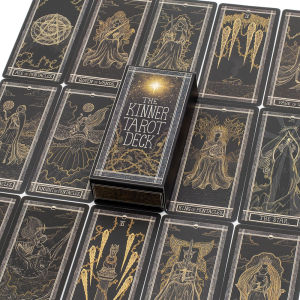 The Kinner Tarot Deck 87Pcs Divination Fate Tarot Oracle Cards Party Entertainment Board Game Cards 11.3*5.5cm
